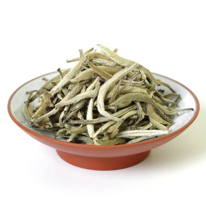 Premium Silver Needle White Tea Baihao Yinzhen Chinese Tips Loose Tea