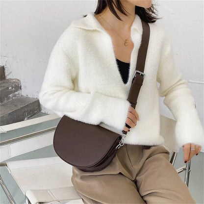 Saddle Bag Shoulder Bags for Women Ladies Crossbody Bag Handbags
