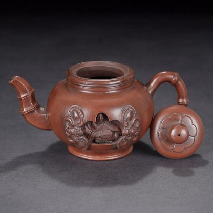 Vintage Chinese Yixing Purple Clay Teapot Zisha Ceremony Teaware Collection Rare