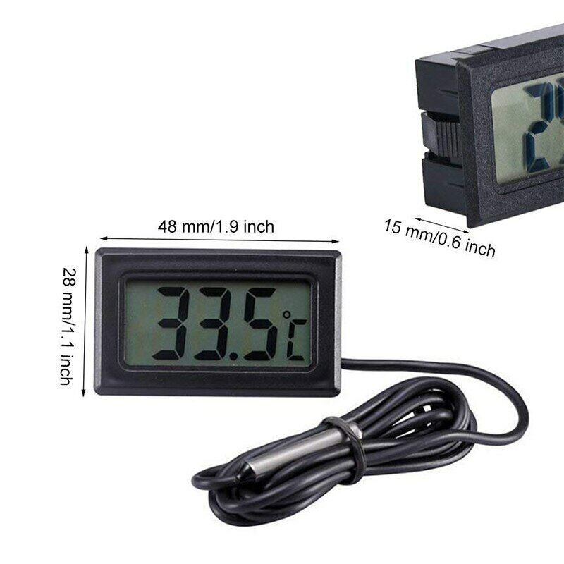 LCD Display Mini Digital Thermometer 1Pc Thermometer Electronic Water Temp Gauge