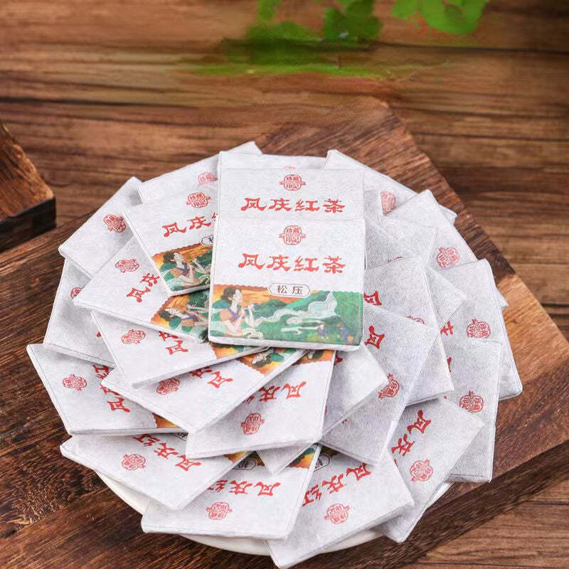 5Pcs Yunnan Fengqing Green Tea Brick Honey Flavour Raw Tea One Piece One Cup Tea