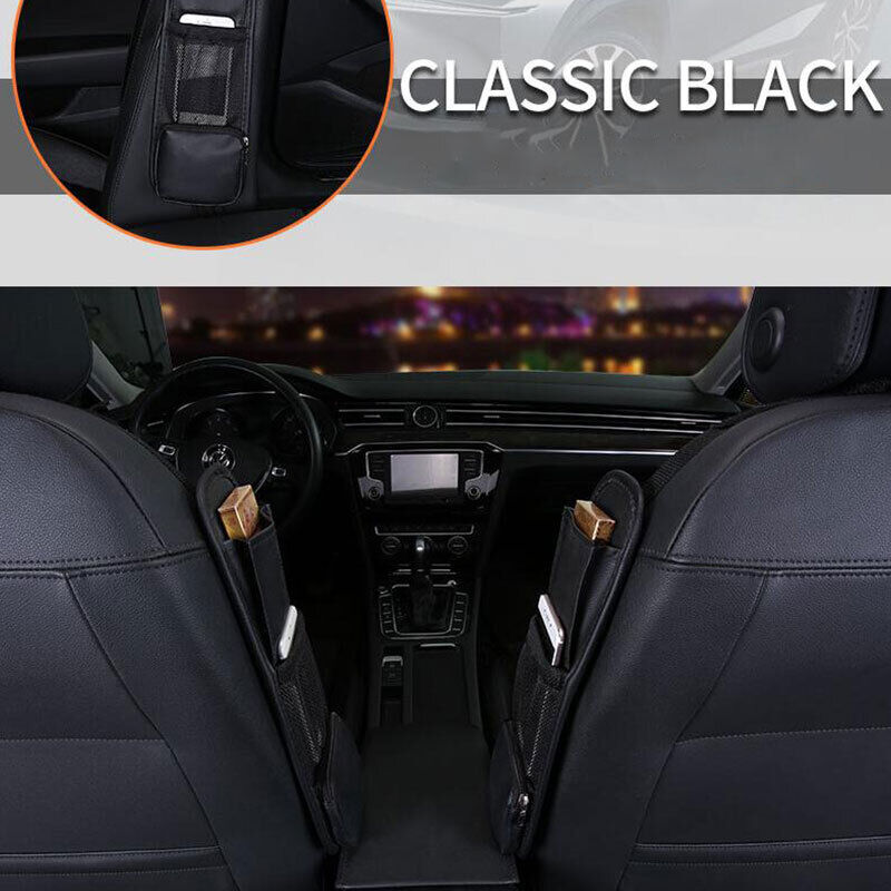 Car Seat Side Mesh Bag Organizer Storage Holder Phone Stowing Pocket Accessories