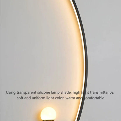 LED Wall Lamps Modern Black Gold Interior Nordic Art TV Home Decor Sconce Lights