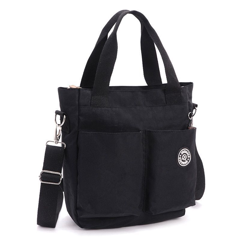 Soft Purse Waterproof Nylon Shoulder Messenger Bag Zipper Traveling Accessories