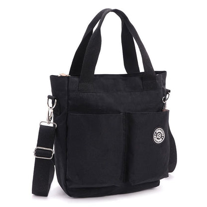 Soft Purse Waterproof Nylon Shoulder Messenger Bag Zipper Traveling Accessories