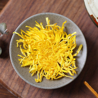 9 grams per flowerA cup of Mount Huangshan chrysanthemum Organic flower tea