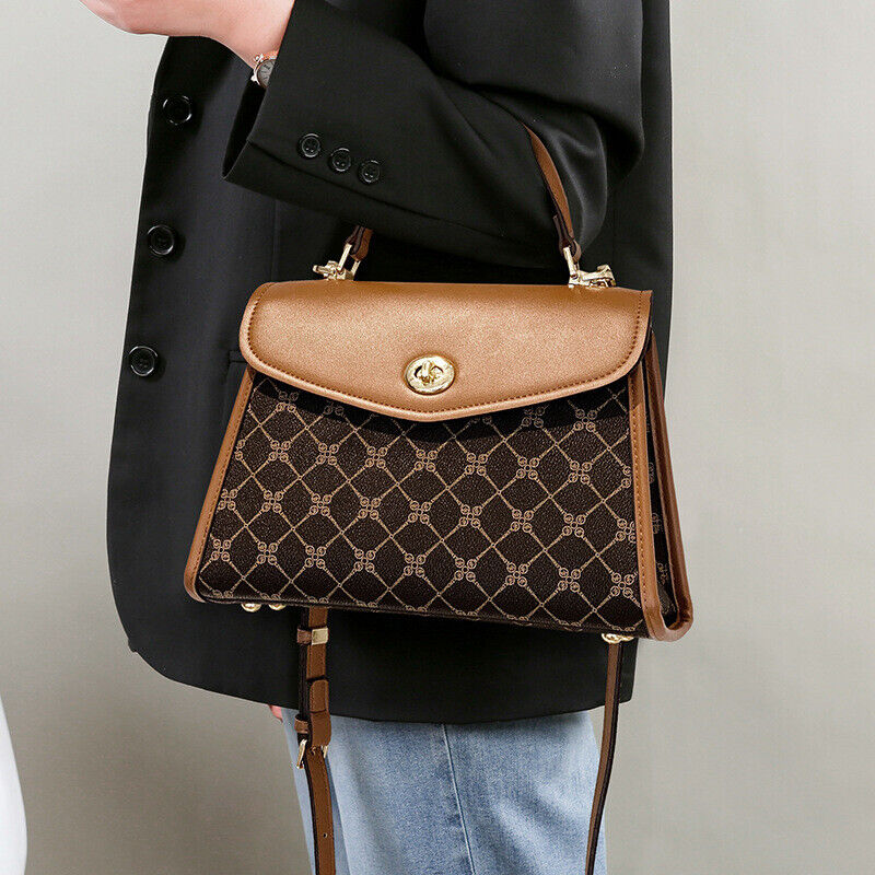 Lady Leather Handbags Shoulder Messenger Satchel Tote Crossbody Bags Purse