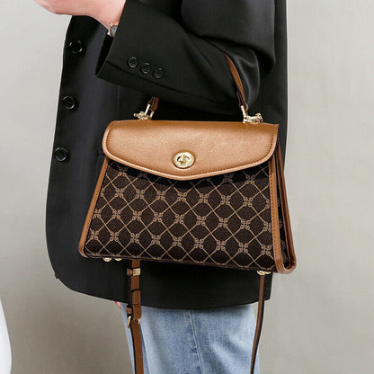 Lady Leather Handbags Shoulder Messenger Satchel Tote Crossbody Bags Purse