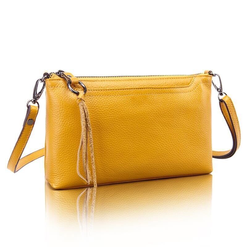 Layer Cow Skin Women Bag Genuine Leather Ladies Shoulder Bags Leather Women's