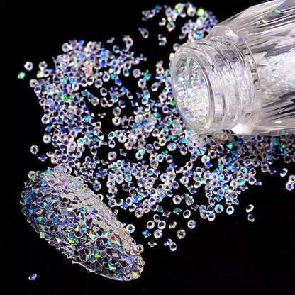 Nail Art Glitter Micro Crystal Pixie 3D Tiny Beads DIY Manicure Rhinestone Decor