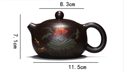 Chinese Yixing Zisha Clay Handmade Exquisite Teapot #855412