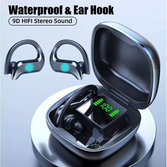 Bluetooth 5.0 Headset TWS Wireless Earphones Earbuds Stereo Headphones Ear Hook