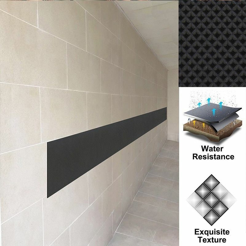 Car Door Protector 200cm x 20cm Garage Rubber Wall Guard Bumper Safety Parking