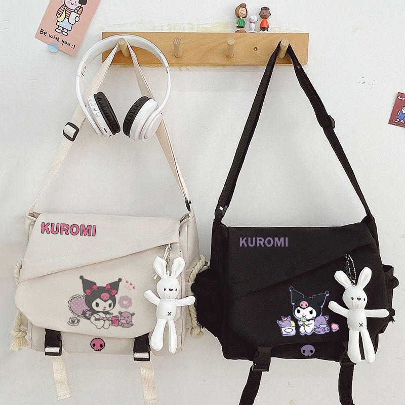 My Melody Messenger Bag Kuromi My Melody Shoulder Bag Backpack Unisex Bag