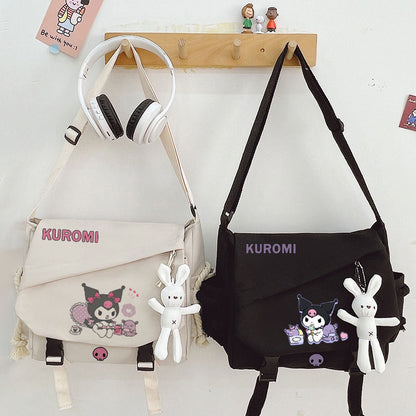 My Melody Messenger Bag Kuromi My Melody Shoulder Bag Backpack Unisex Bag