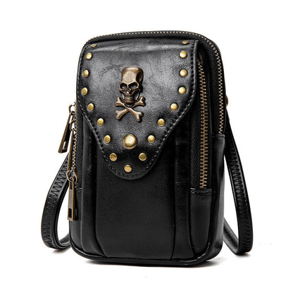 Women's Leather Small Shoulder Bags Outdoor Daypack Fanny Pack Waist Belt Bag