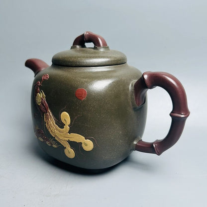Vintage Chinese Yixing Purple Clay Teapot Zisha Ceremony Teaware Collection Rare