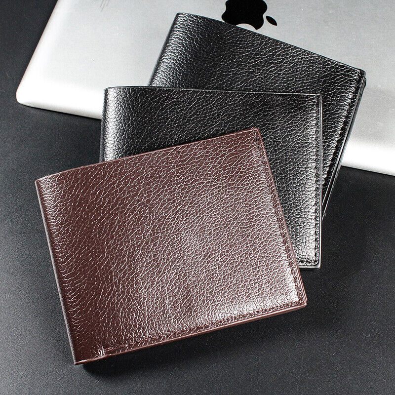 Card Bag Horizontal Wallet Purse Change Wallet Men's Short Wallet Card Pack PU