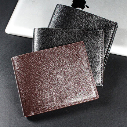 Card Bag Horizontal Wallet Purse Change Wallet Men's Short Wallet Card Pack PU