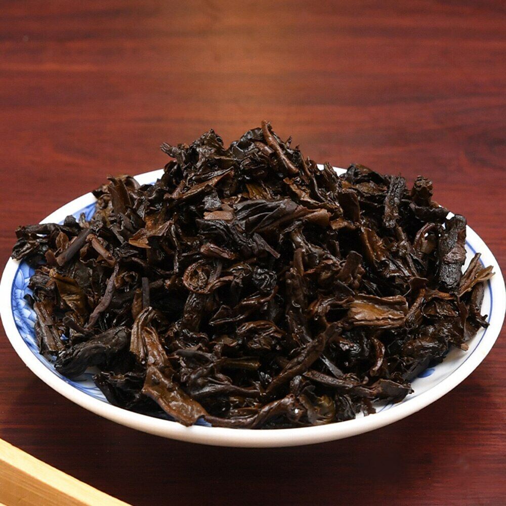 Zhongcha Liupao Dark Chinese Tea 2019 Dark Tea Loose Leaf 8003 Areca Aroma 250g