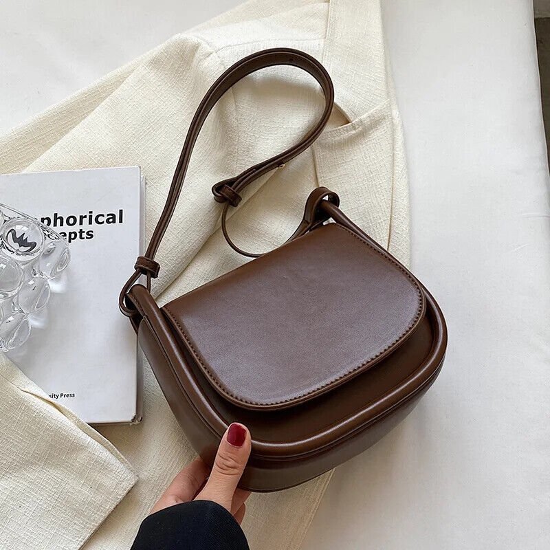 2023 Winter PU Leather Women's Handbag Short The Latest Shoulder Crossbody Bags