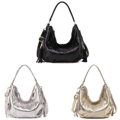 Leather Shoulder Bag Handbag Female Stylish Tote Hobos Cross Body Bags