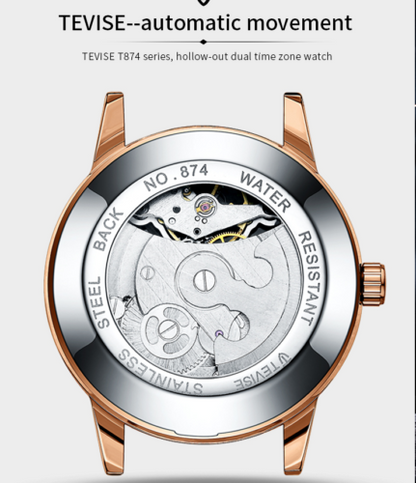 Tevez fashion men's fully automatic mechanical wrist watch
