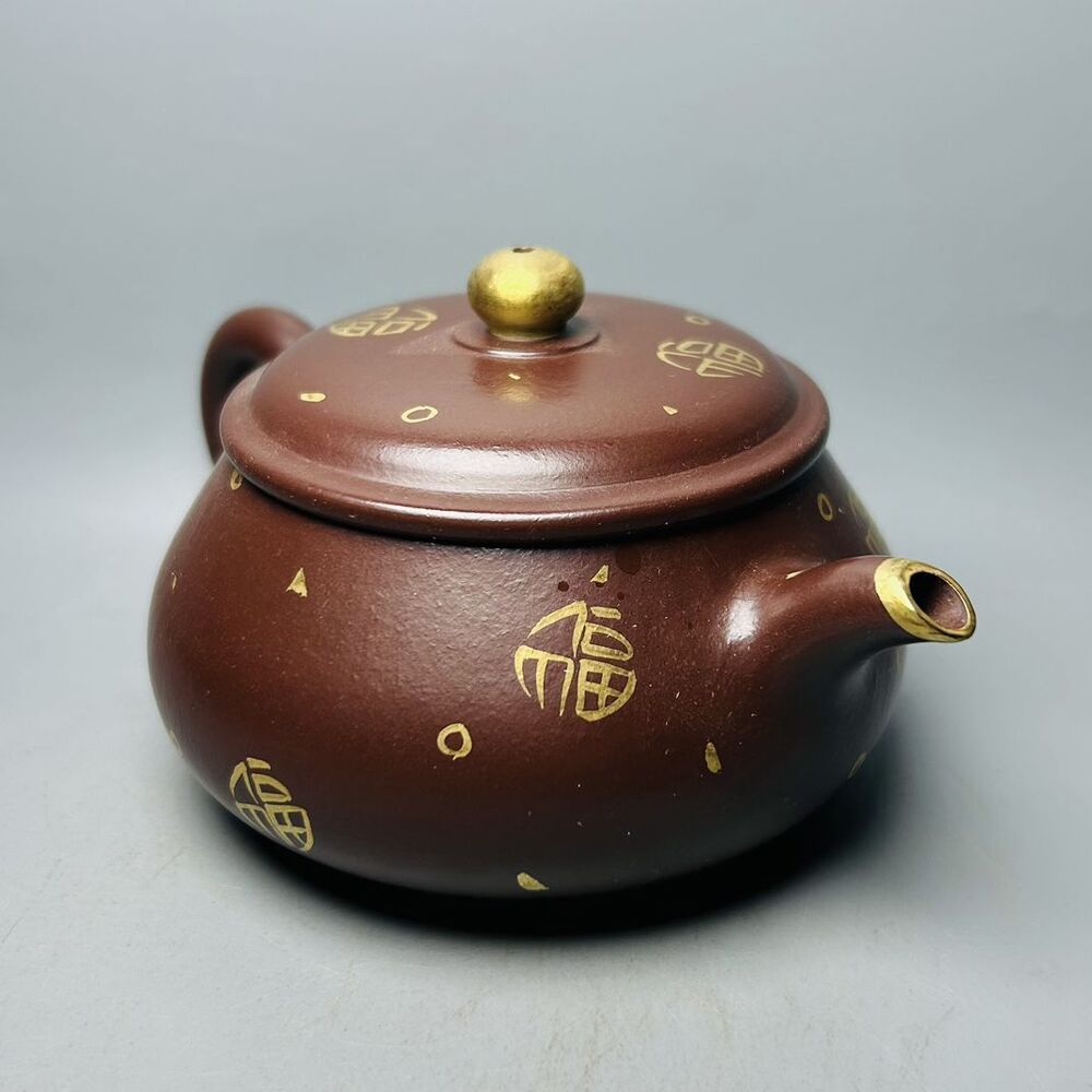 Vintage Chinese Yixing Purple Clay Teapot Zisha Ceremony Fashion Gift Teaware