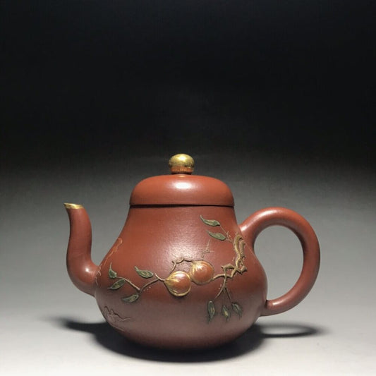 Chinese Yixing Zisha Clay Handmade Exquisite Teapot（思亭 底款：孟臣）