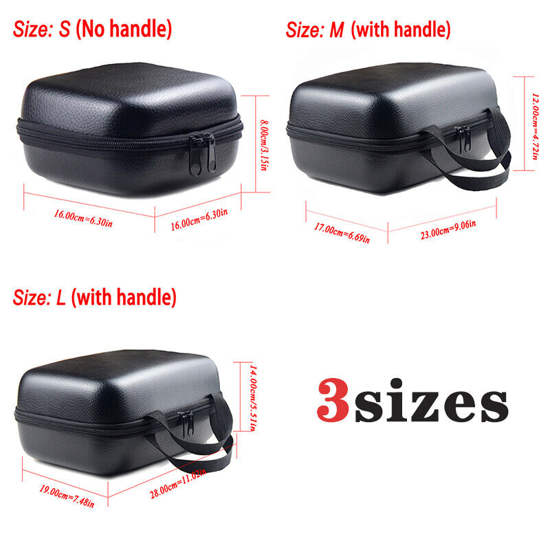Fishing Reel Bag Case Hard Shell Shockproof Waterproof Cover Zip Storage Case