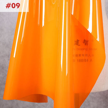TPU Fabric PVC Jelly Film Waterproof Plastic Fabric DIY Bag Crafts Raincoat