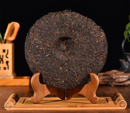 400g Gong Ting Royal Old Puer Tea Cake Yunnan Mengku Ripe Pu-erh Tea Black Tea 茶