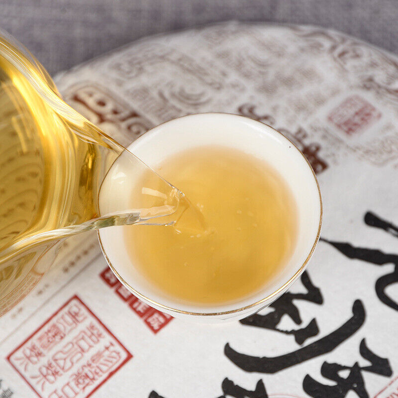 Spring Tea Qizi Cake Tea 357g LaoBanZhang Cake Pu'er Tea Ancient Tree Tea