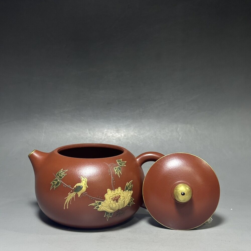 vintage chinese yixing purple clay teapot zisha ceremony teaware collection rare