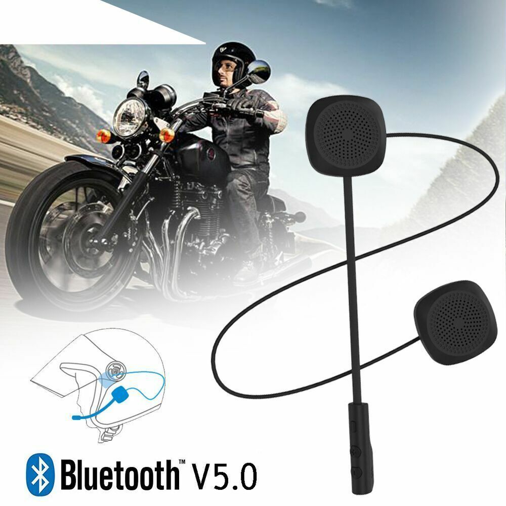 VR Robot Bluetooth 5.0 Moto Helmet Headset Wireless Handsfree Stereo Earphone BT