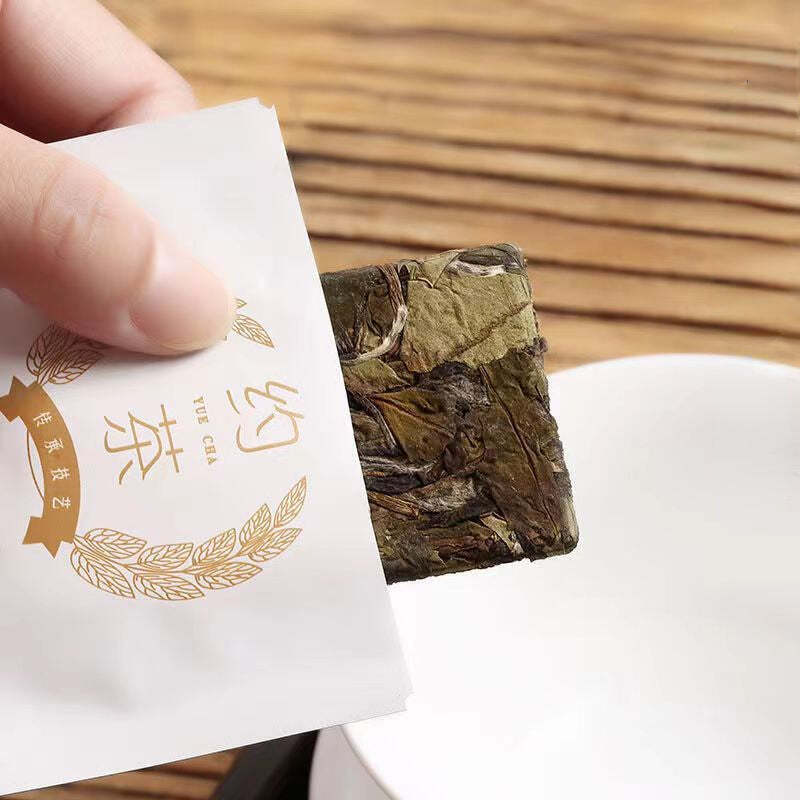 10Pcs Fuding White Tea Small Tea Brick High Mountain Old White Tea Healthy Drink