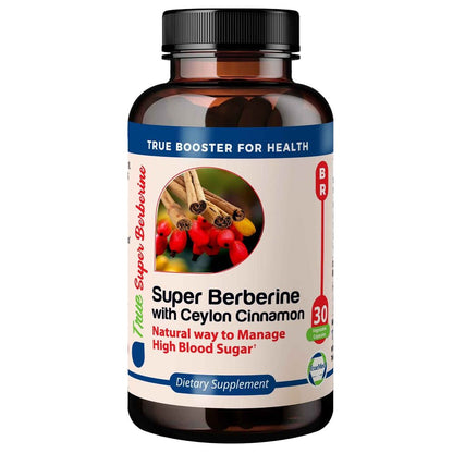 100%Organic Berberine Ceylon Cinnamon Dihydroberberine, 4250 Mg 120Capsules