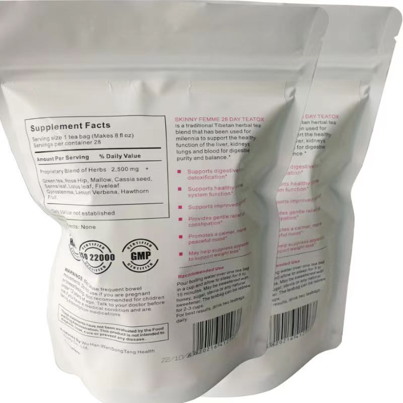 28 Day Slimming Tea Herbs Weight Loss Teabag Fat Burnning Lose Weight Herbal Tea