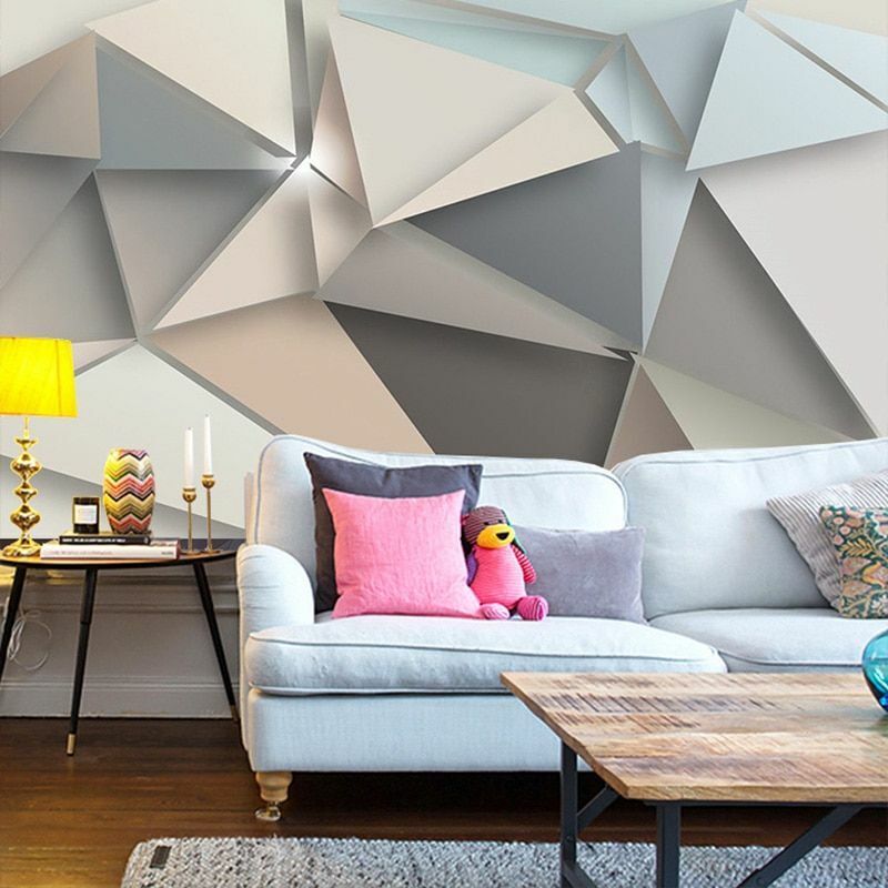 Photo Wallpaper Mural 3D Modern TV Background Living Room Home Wall Cover Decors