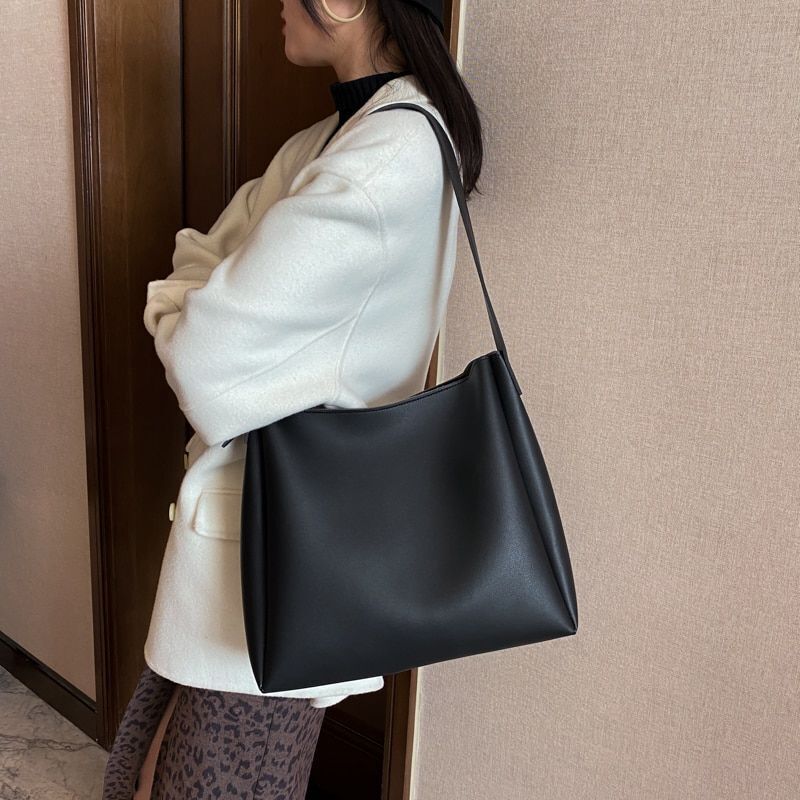 Women Handbag 2 PCS/set Large Capacity Shoulder Bag Leather Accessories 29*31*10