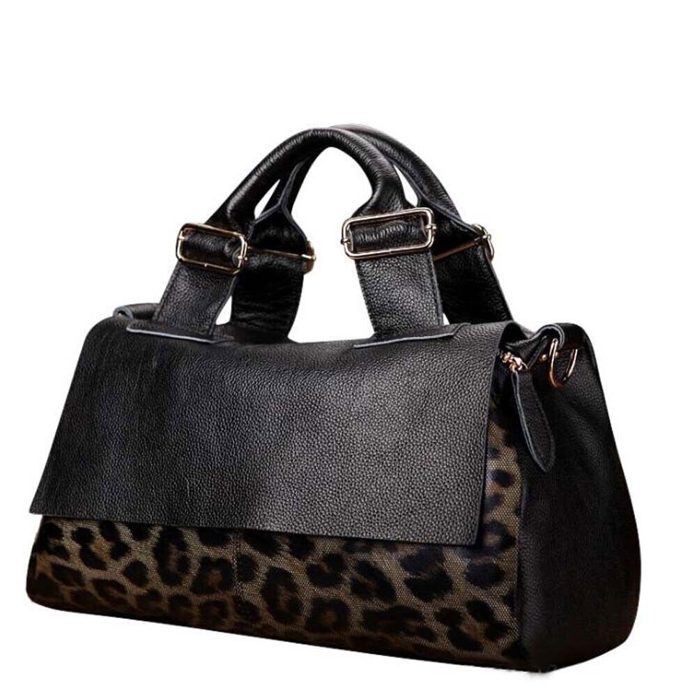 Genuine Leather Tote Handbags Travel Tote Ladies Shoulder Weekend Bags