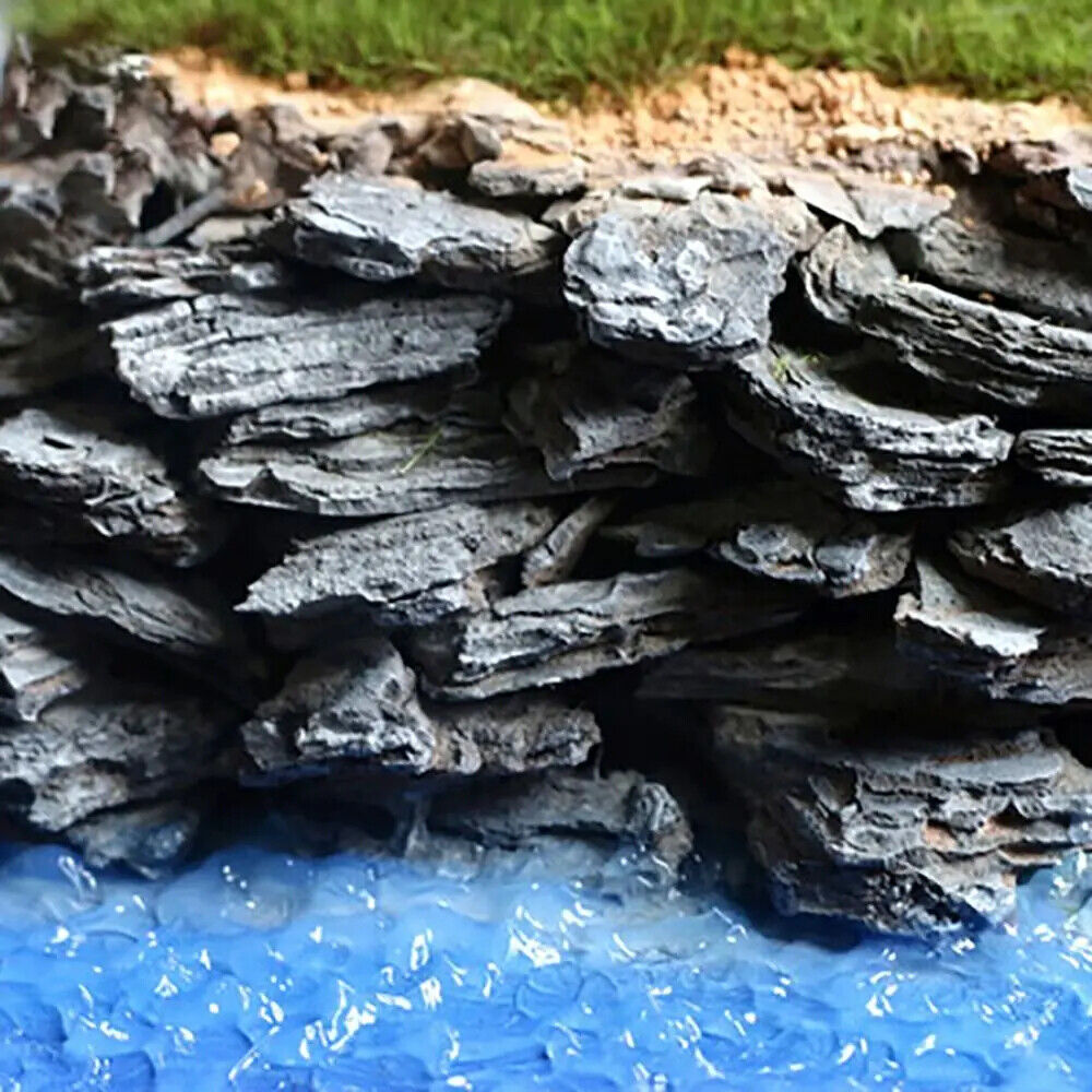 Fairy Garden Accessories 50g Bark Simulation Bench Rock Stones Sand Scene Layout