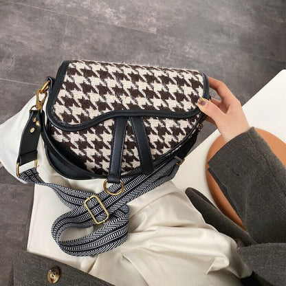 Saddle Handbag Women Shoulder Crossbody Bags Ladies Bag