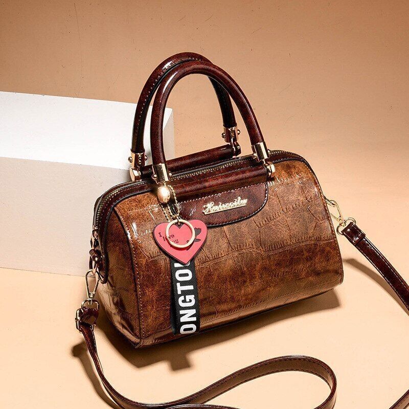 Handbag Shoulder Bags PU Leather Womens Handbags Pattern Ladies Tote Bag