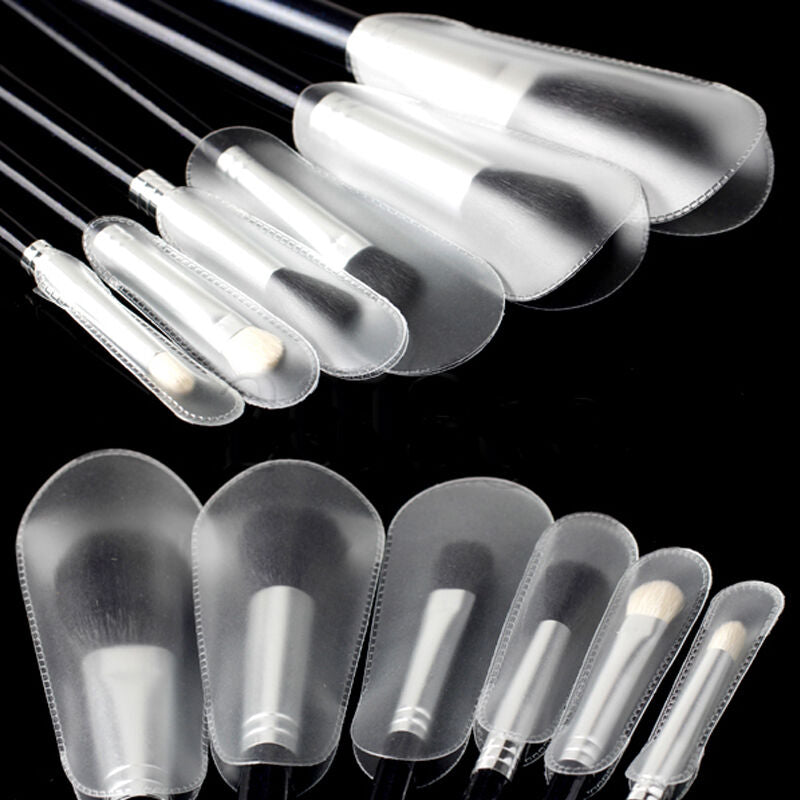 6pcs/set Make Up Cosmetic Brushes Guards Cover Storage Bag Protector -ca