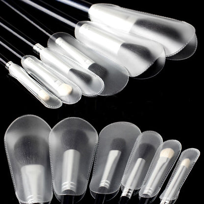 6pcs/set Make Up Cosmetic Brushes Guards Cover Storage Bag Protector -ca