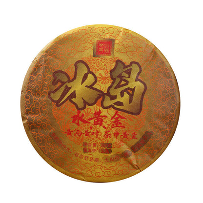 357g Iceland Pu-erh Raw Tea Cake Yunnan Bingdao Puerh Sheng Tea Pu'er Green Tea