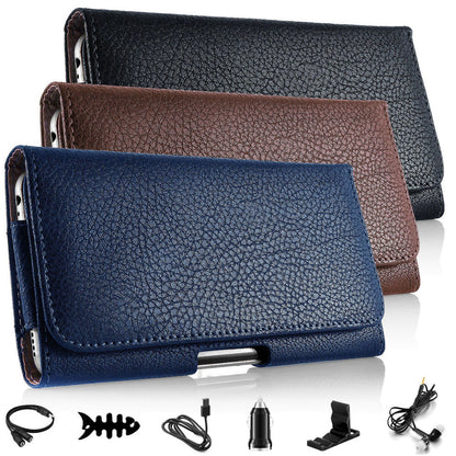 For Google Pixel 6 / 6a / 6 Pro Leather Case Belt Clip Holster Pouch holder