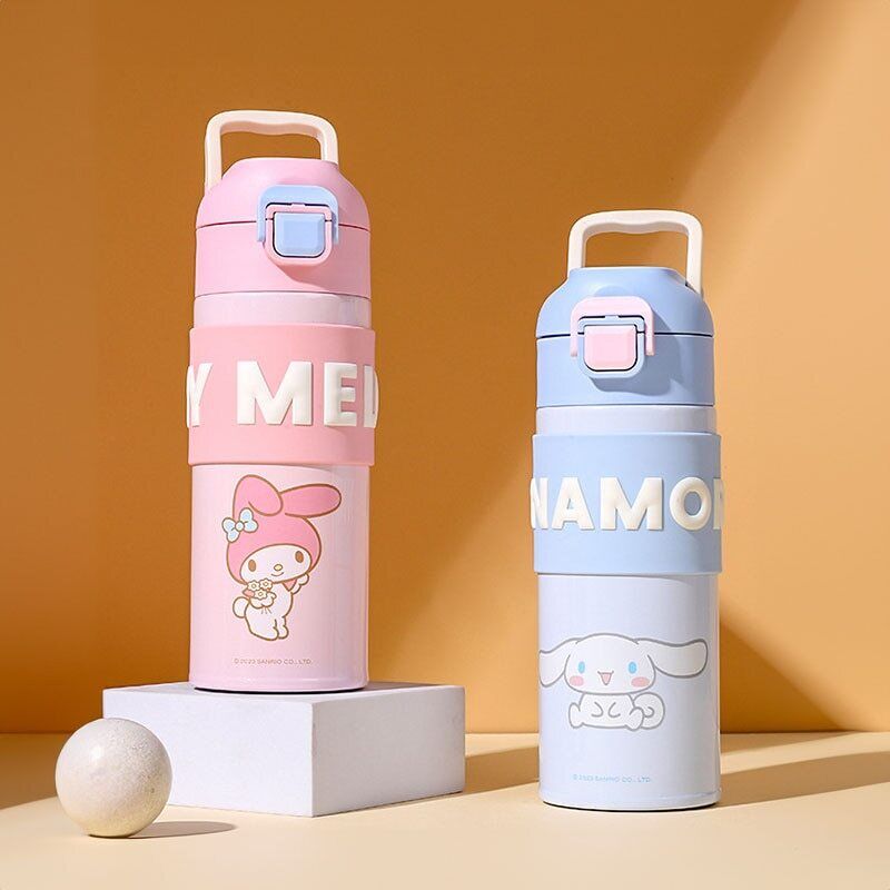 Thermos Mug Cinnamoroll Kuromi My Melody Stainless Steel Water Cup Water Bottle