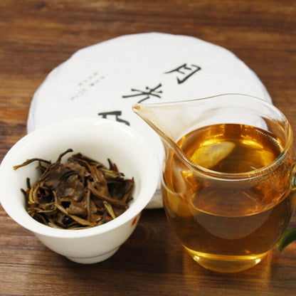 200g Healthy Moonlight White Pu-Erh Tea Cake Yunnan Aged Pu'er Organic Tea
